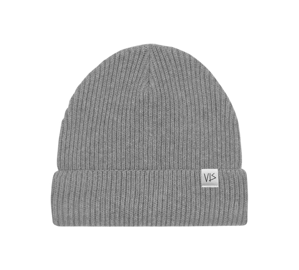 Grau Beanie Mütze vis wear