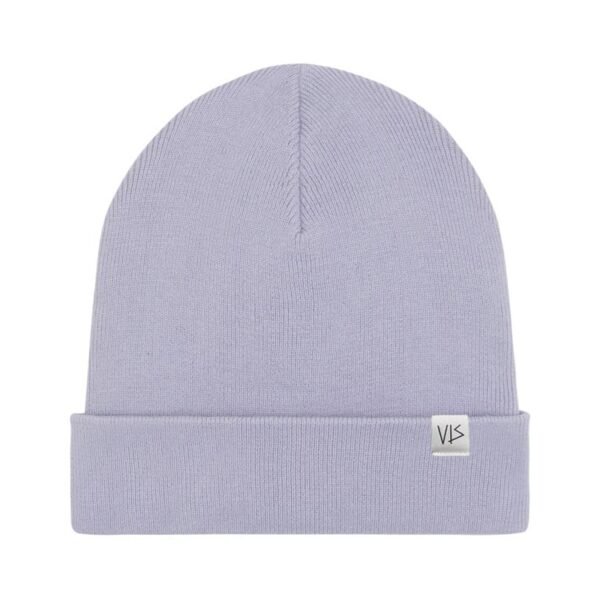 Hipster Lavendel Mütze Beanie Bio Baumwolle vis wear