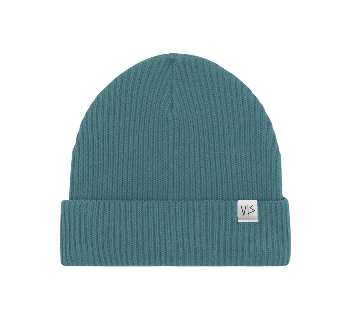 Petrol Beanie Mütze vis wear