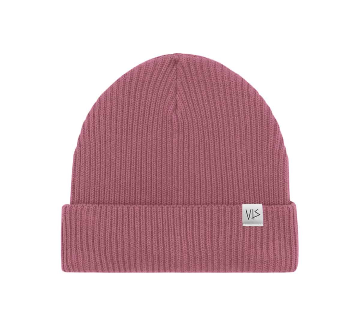 Rosé Beanie Mütze vis wear