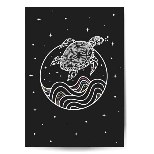 Turtle classic design Schildkröte vis wear