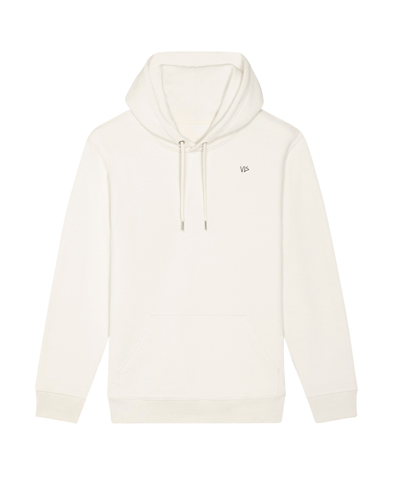 vis wear premium hoodie natural vegan nachhaltig bio-baumwolle
