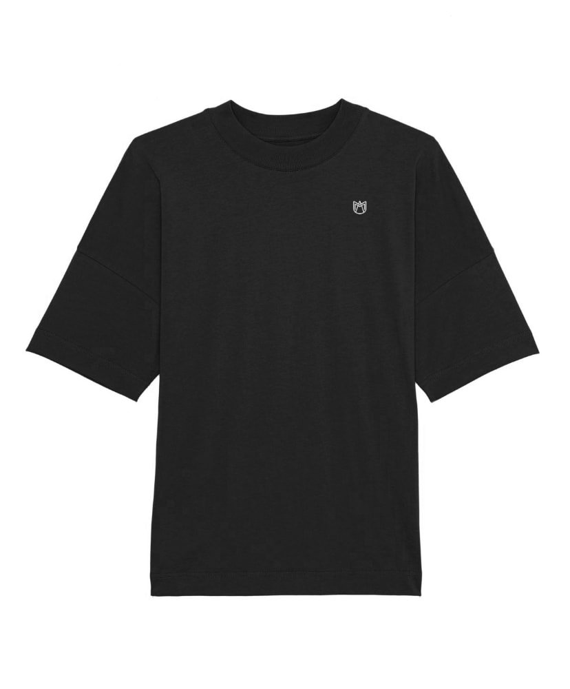 unisex oversize shirt mate schwarz