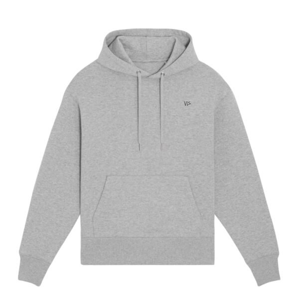 winter hoodie vis wear grau