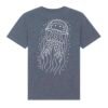 Qualle Premium Shirt Blau_Meliert