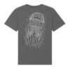 Qualle Premium Shirt Schwarz Meliert
